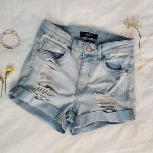 Aeropostle Distressed Jean Shorts